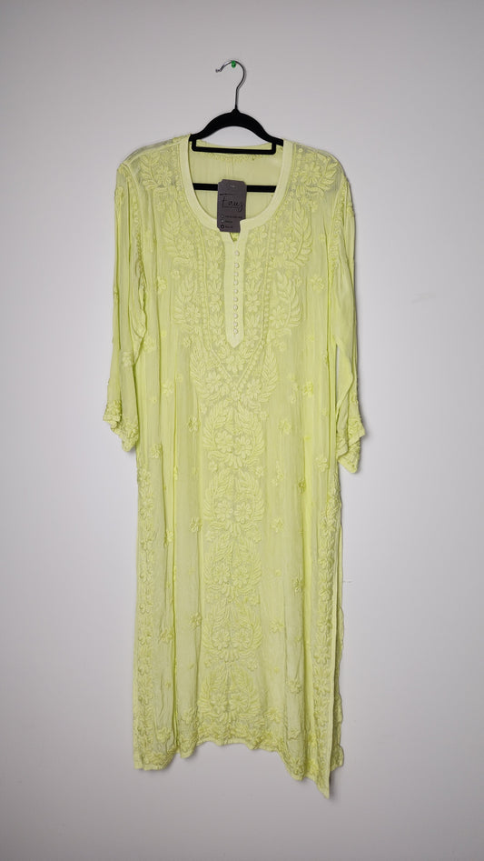 Light green dress on a hanger against a white background. Discover the world’s first best collection of elegant kurtis, beautiful maxi dresses, and premium-quality cordsets—crafted with care and designed to elevate modest fashion across Auckland, New Zealand, and Australia. Whether you're seeking affordable luxury or cheap chic, each piece blends boutique craftsmanship with stunning detail, offering the best in style without compromising on quality. From soft fabrics to graceful silhouettes, this collection
