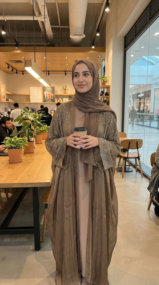 Luxury butterfly abaya – flowing modest dress for women – NZ, Australia & Fiji