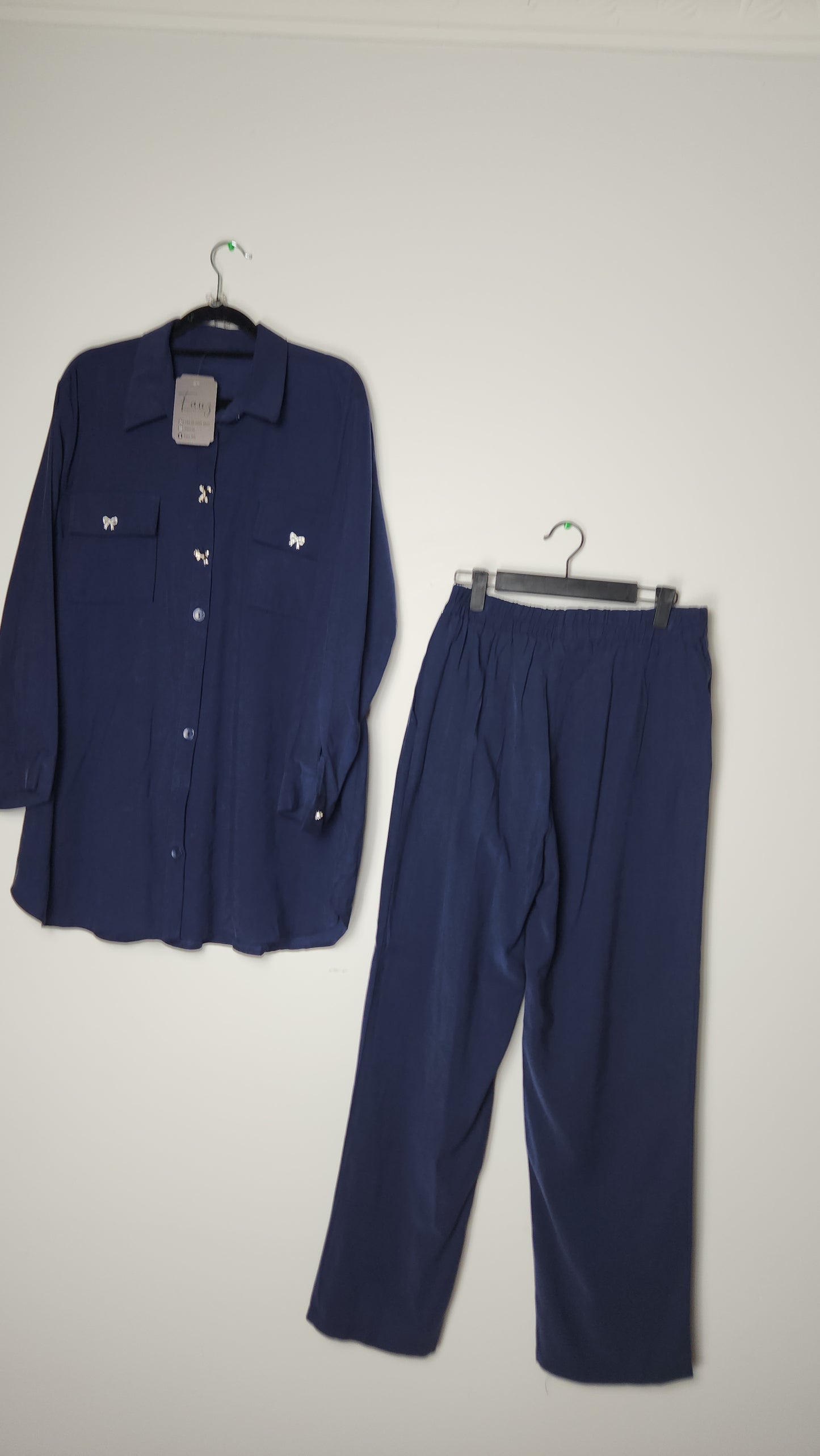 Two-Piece Button-Down Cord Set