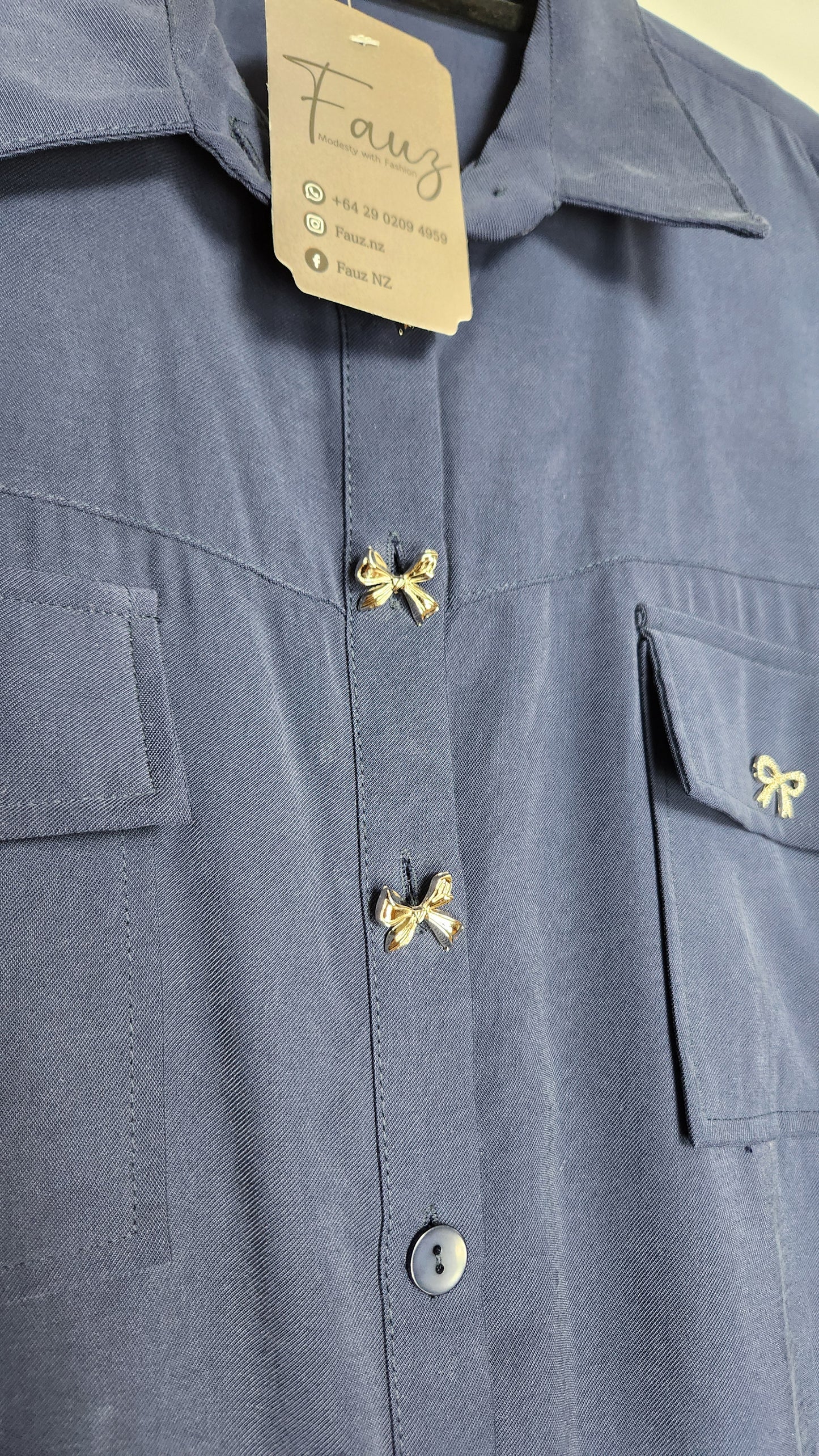 Two-Piece Button-Down Cord Set