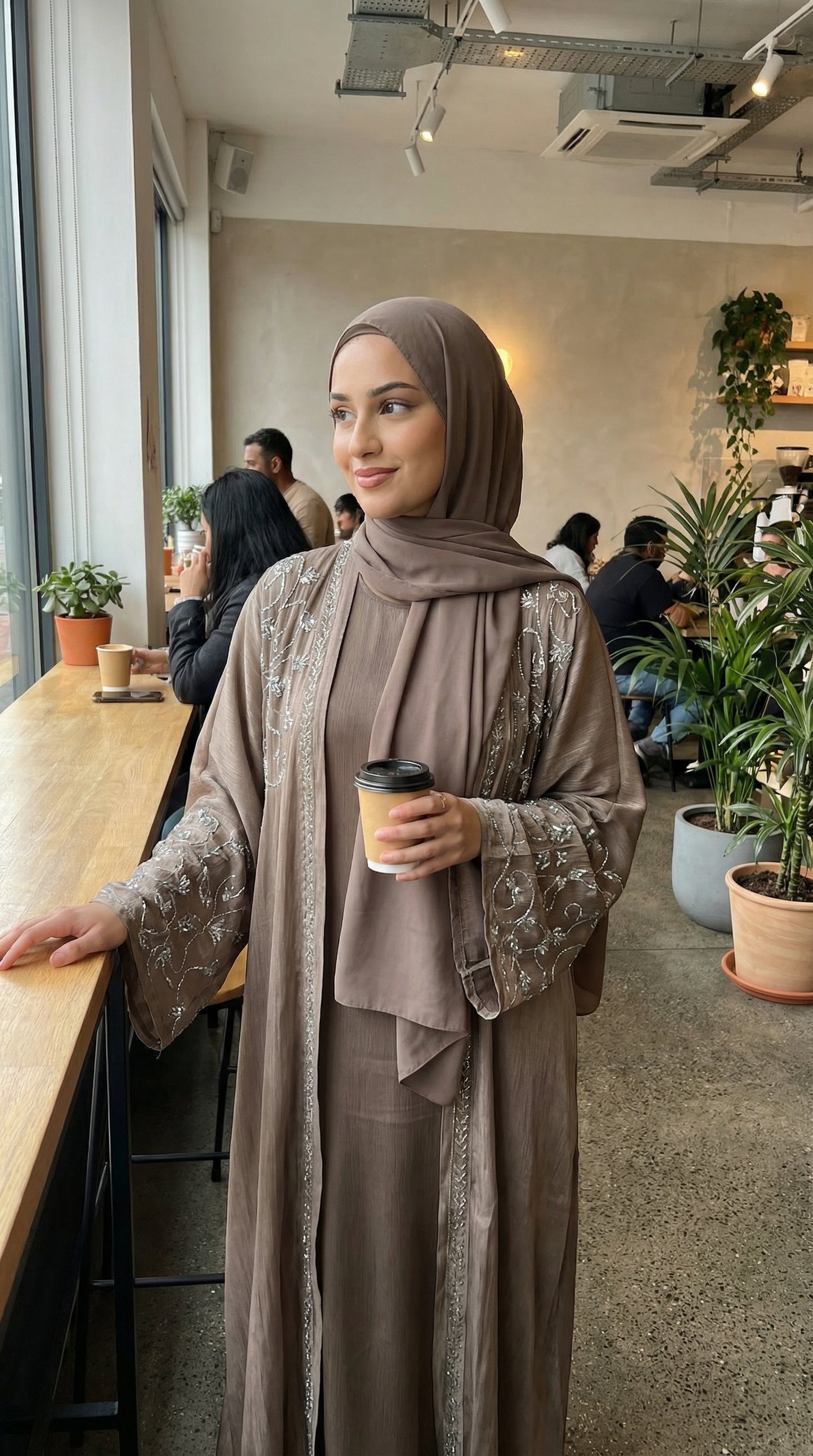 Luxury butterfly abaya – flowing modest dress for women – NZ, Australia & Fiji