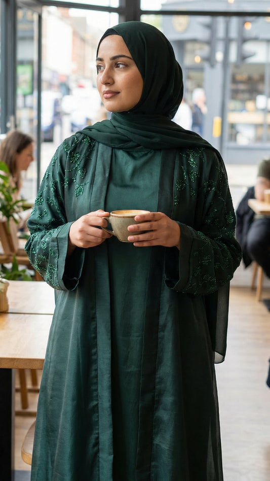 Luxury butterfly abaya – flowing modest dress for women – NZ, Australia & Fiji