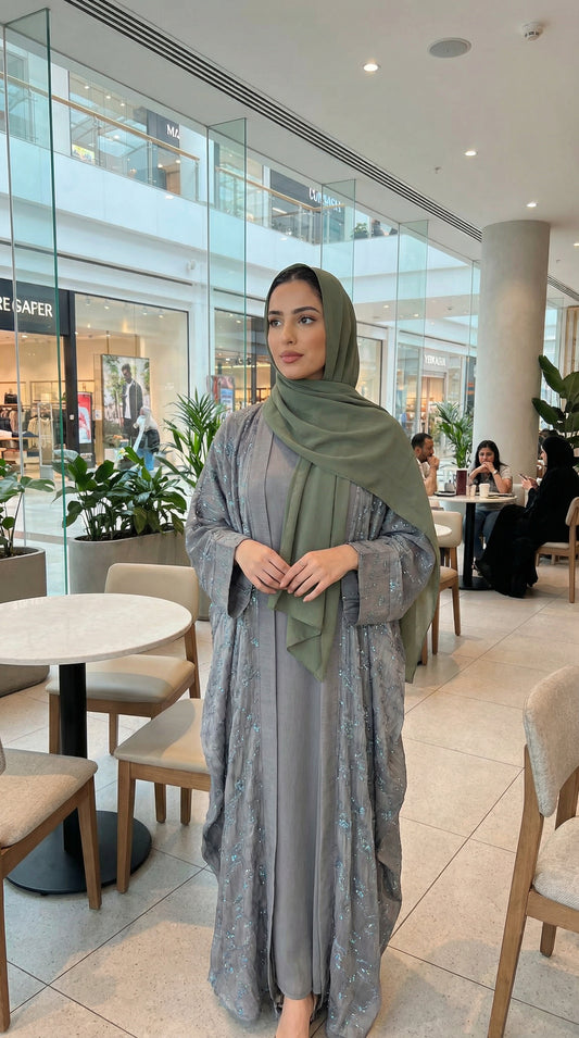 Luxury butterfly abaya – flowing modest dress for women – NZ, Australia & Fiji