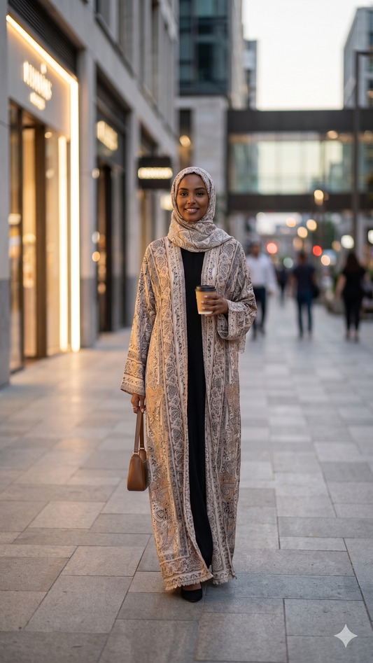 Pashmina Abaya - AH8