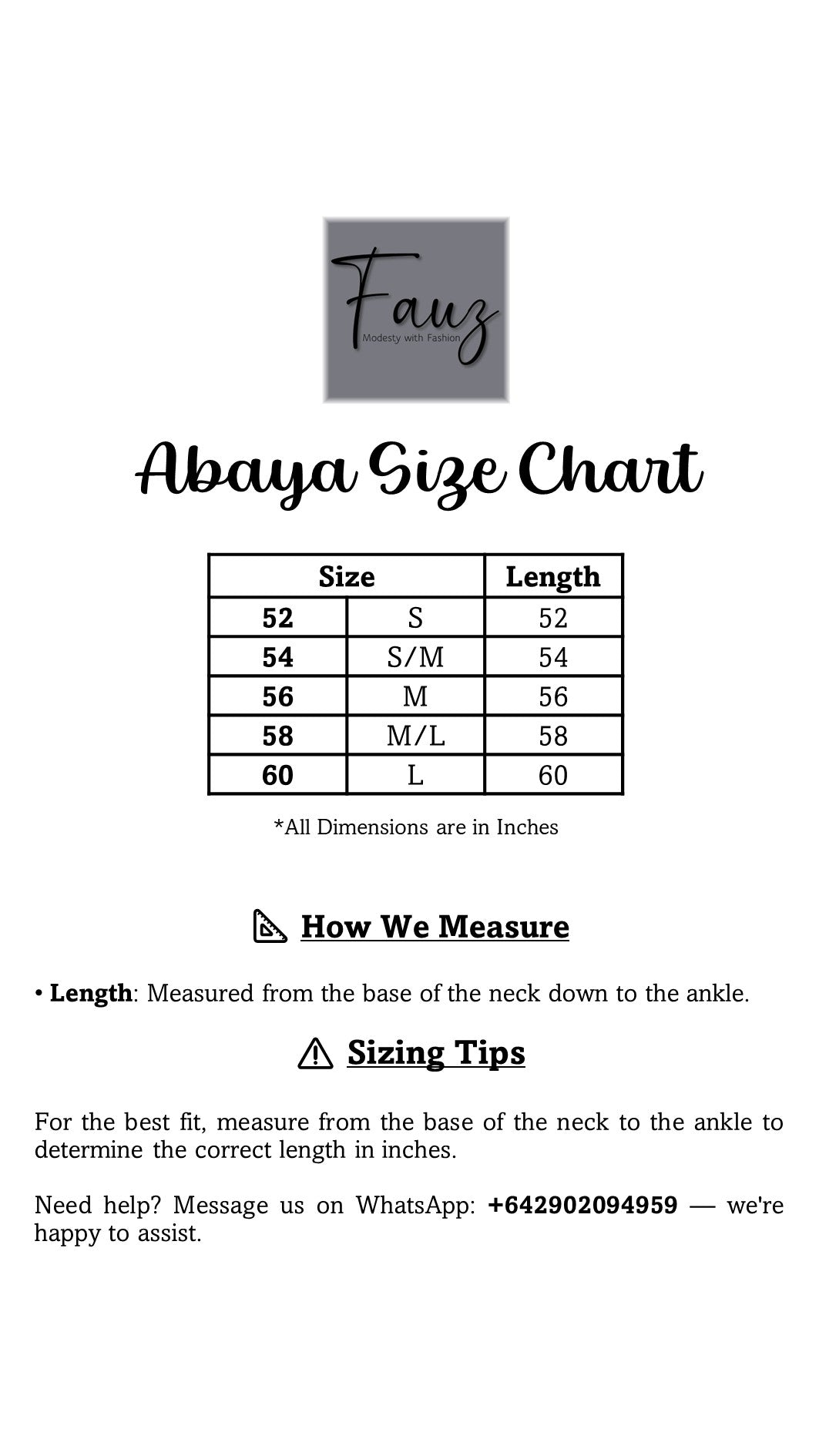 Authentic Abaya – Fauz