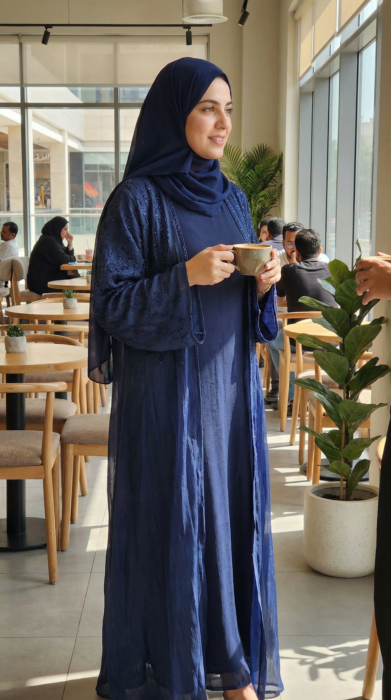 Luxury butterfly abaya – flowing modest dress for women – NZ, Australia & Fiji