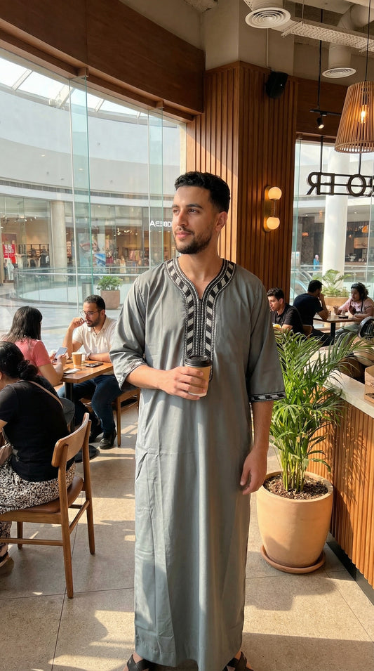 Authentic Moroccan thobe jhubba – men’s traditional wear – NZ, Australia & Fiji