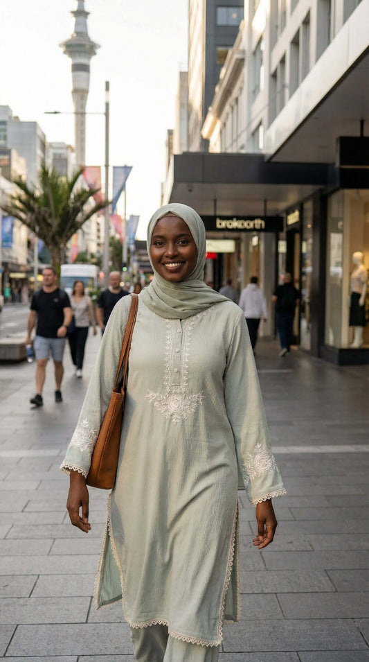 Stylish women’s cord set – premium modest outfit – NZ, Australia & Fiji