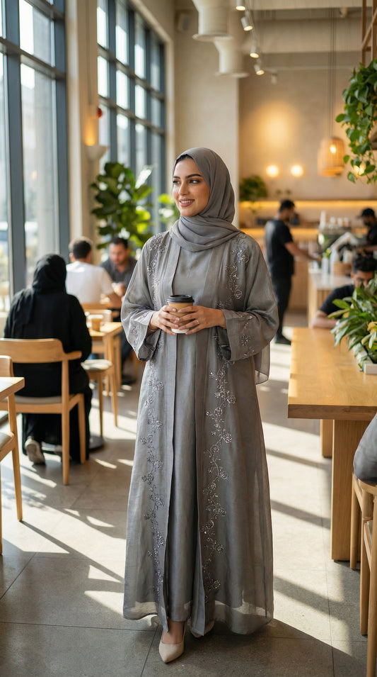 Luxury butterfly abaya – flowing modest dress for women – NZ, Australia & Fiji