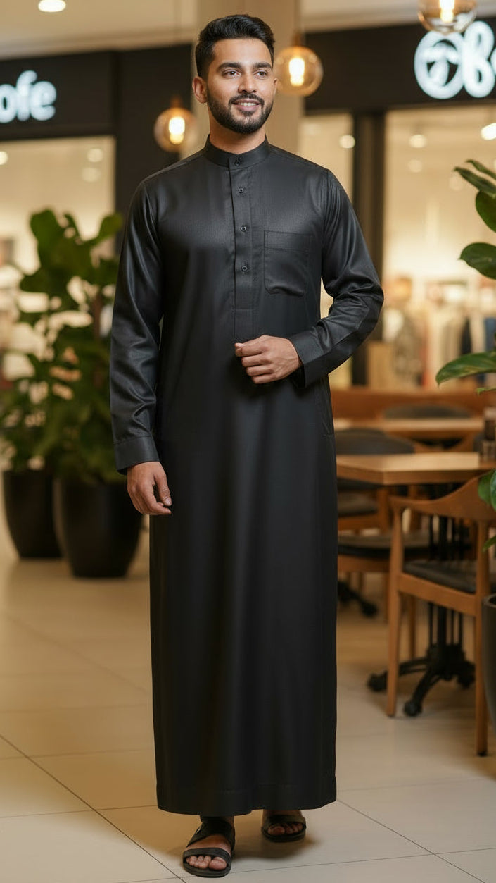 Authentic men’s thobe jhubba – premium Omani/Emirati style – NZ, Australia & Fiji