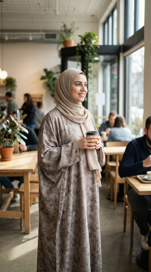 Luxury butterfly abaya – flowing modest dress for women – NZ, Australia & Fiji