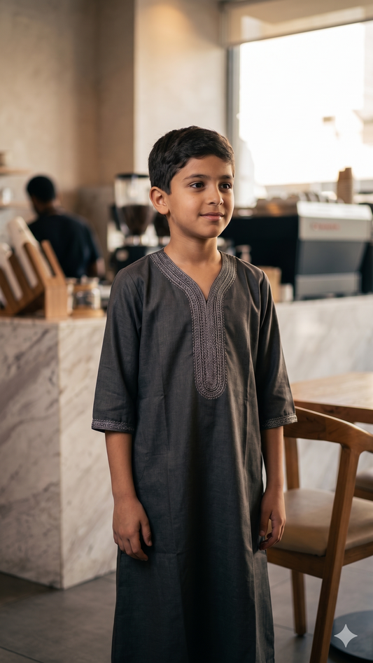Kids Moroccan Thobes - MKE5