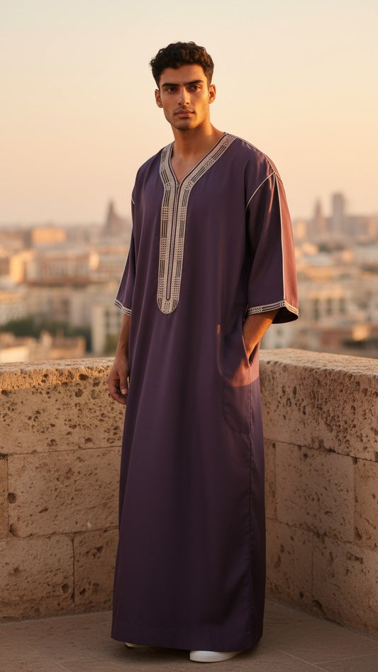 Authentic Moroccan thobe jhubba – men’s traditional wear – NZ, Australia & Fiji